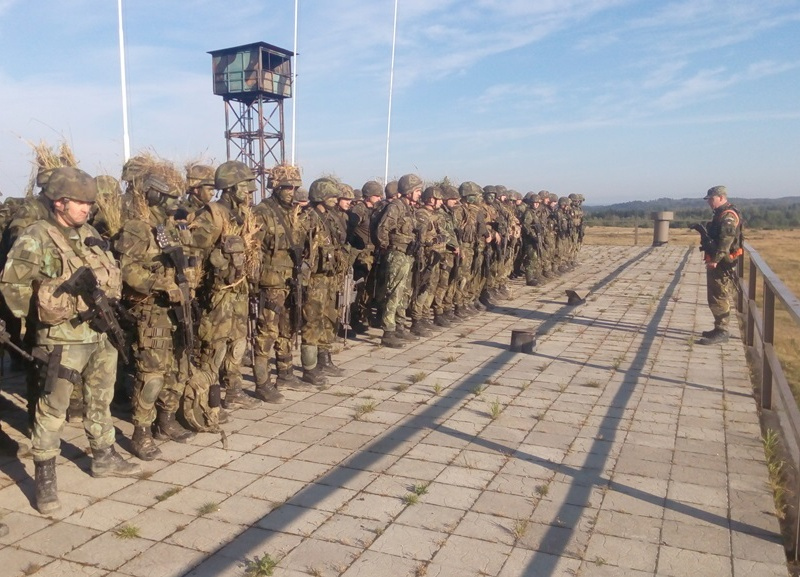 Komplexní polní výcvik u 2. rotního úkolového uskupení