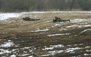 Součástí přípravy záložáků byla i střelecká příprava