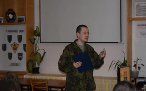 Také kaplan 7. mb měl pro zúčastněné cenné rady