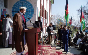 Guvernér provincie Parwan pan Mohammad Asim